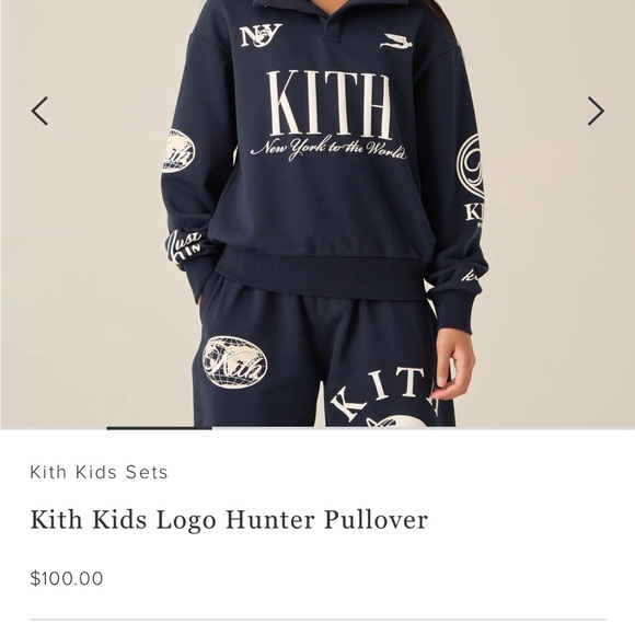 Kith Kids Matching Set in Hunter Green - Picture 11 of 12